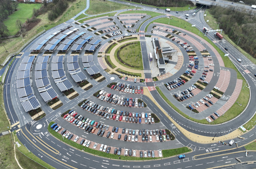 Leeds City Council Opens UK's First Solar Powered All Electric Park and Ride Site Served by Zero-Emission Electric Buses